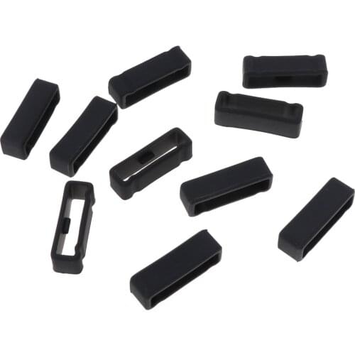 10 Pcs 26mm Nylon Watch Band Fastener Replacement Rings Buckle Security Loops Hodder Keepers Retainer Wristband Clasp
