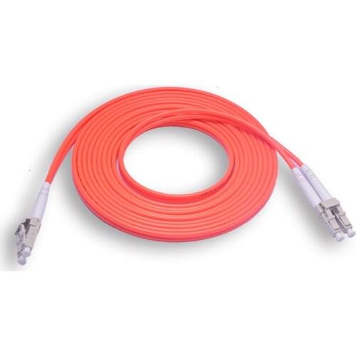 3m Jumper Cable Duplex Multimode LC To LC Fiber Optic Optical Patch Cord