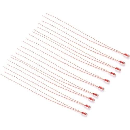 80pcs Single-ended glass sealed temperature probe sensor NTC 3950 Thermistors 100K ohm for 3D Printer MK2A MK2B