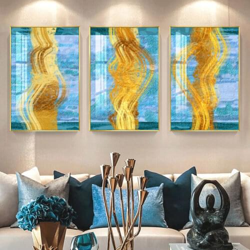 Abstract Landscape Mountain Forest Boat Wall Art Canvas Painting Nordic Posters And Prints Wall Pictures For Living Room Décor