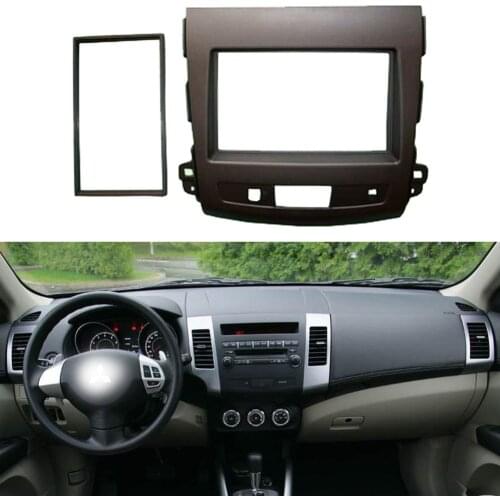 2016 Car refitting DVD frame,DVD panel,Dash Kit,Fascia,Audio frame For MITSUBISHI OUTLANDER LX,Peugeot 4007,Citron C-crosser
