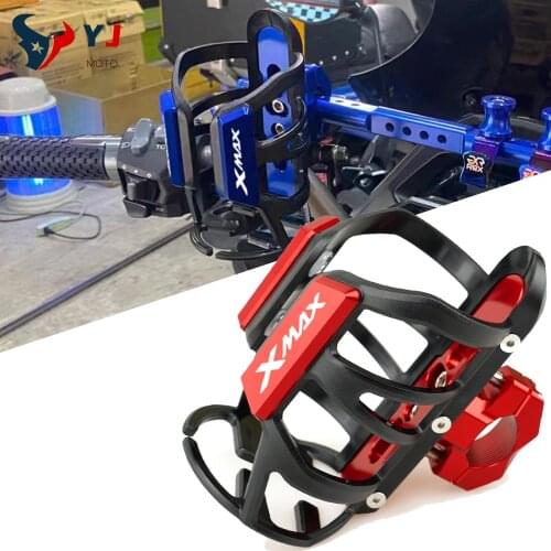 For YAMAHA XMAX300 XMAX400 XMAX X-MAX 125 250 300 400 High Quality Motorcycle CNC Beverage Water Bottle Drirink Cup Holder Mount