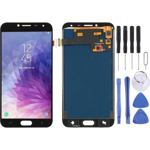 For Galaxy J4 J400F/DS LCD Screen and Digitizer Full Assembly (TFT Material) , J400G/DS(Black)