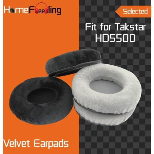Homefeeling Earpads for Takstar HD5500 Headphones Earpad Cushions Covers Velvet Ear Pad Replacement