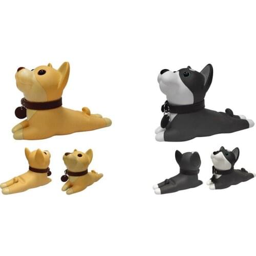 Gift Shaking Head Figure toy Cartoon phone holder creative cute puppy doggie desktop Car Ornaments Auto Interior Decoration Doll