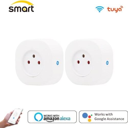 Israel IL 16A Smart Socket WiFi Wireless Switch Smart Plug 220V Power Outlet APP Remote Control Compatble Alexa Google Assistant