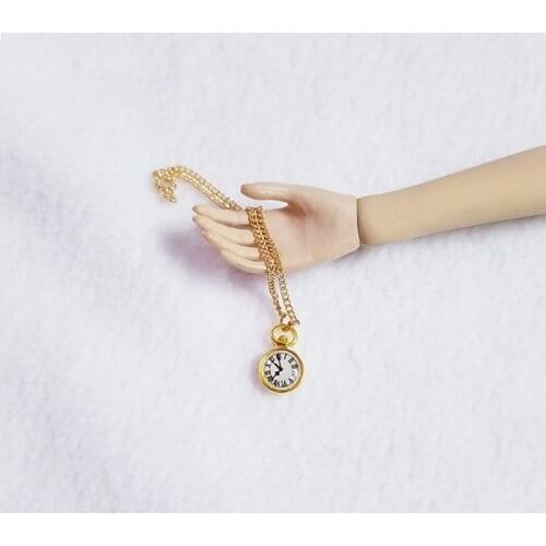 1/6 Scale Pocket Watch Necklace Models for 12''Figures Scene Accessories DIY