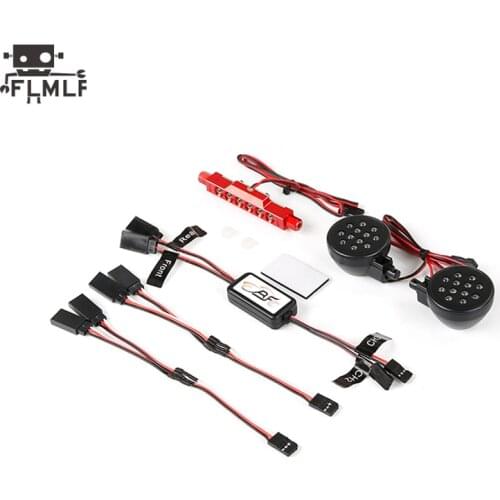 LED Light Set 1 (with LED Front Lamp + Taillight Rear Light) Fit 1/5 RC CAR HPI ROFUN BAHA ROVAN KM MCD BAJA 5B Toys Parts