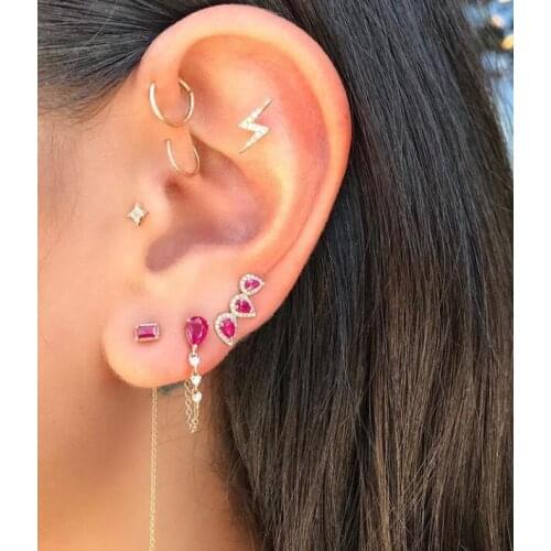 Korean Fashion Jewelry Earrings Tassel Retro Long Drop Earrings Chain Gold Metal Earrings Wholesale Statement Earrings Brincos