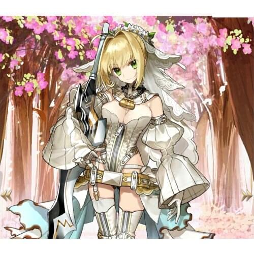 Irelia H Store Fate/Grand Order Saber Nero Fate/Grand Order Cosplay FGO Nero Stage 2 Bride Cosplay Costume dressescustomized