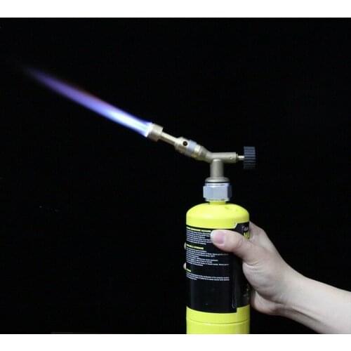 Self-Ignition Brass Gases Torch Portable Brazing Propane Welding Plumbing Tool for Soldering Cooking High Temperature Heating