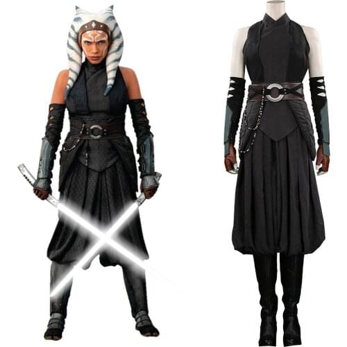 Mandalorian Ahsoka Tano Cosplay Costume Outfits Halloween Carnival Suit