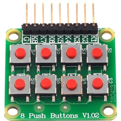 Micro Switch 2*4 Matrix Keyboard 8-bit Button Independent Button MCU External Expansion Keyboard Micro Switch Module
