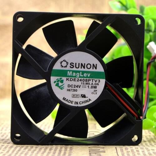 SSEA New inverter cooling fan for SUNON KDE2408PTV3 8025 8CM 24V 1.0W 80*80*25MM