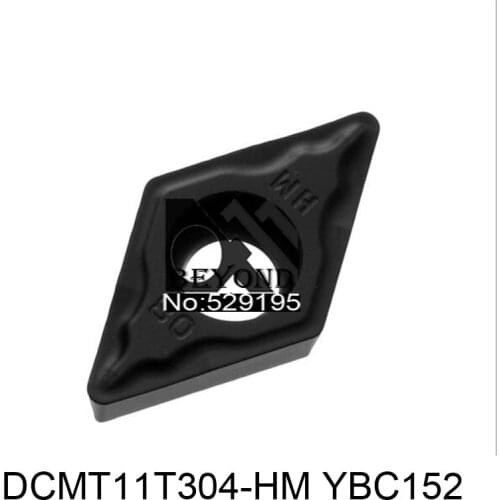 Original Insert DCMT11T304-HM YBC152 DCMT 11T304 Carbide Inserts Lathe Cutter Tools CNC Turning Tool porta cuchillas torno