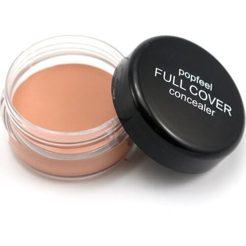 Popfeel Full Cover Concealer Hide Blemish Creamy MakeUp Face Lip Eye Foundation Makeup Contouring Corretivo Maquiagem Make up