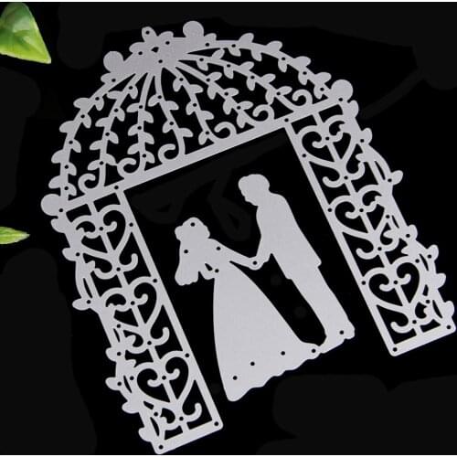 Bride Groom Wedding Die Cutting Dies Stencils DIY Scrapbooking Card Paper Craft