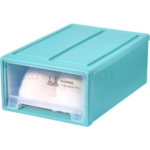 Underwear storage box socks storage household compartment drawer type finishing wardrobe bra underwear storage