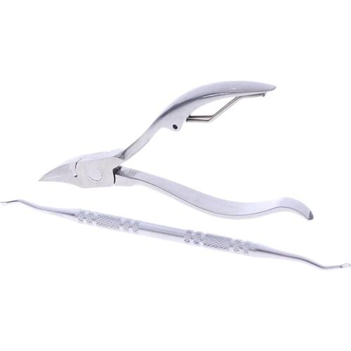 1PC/2Pcs Stainless Steel Cuticle Scissors Nail Tools Dead Skin Remover Manicure Scissor Ingrown Toenail Pedicure Nail Nipper