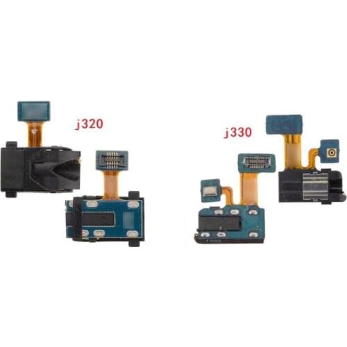 10 pieces/lot Audio Earphone Jack Flex Cable Part for Samsung FOR Galaxy J3 (2016) J320 J320F / J3 (2017) J330 J330F Headphone