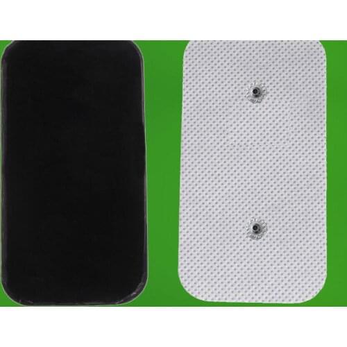 40pcs(10sets) Self Adhesive Reusable Replacement Electrode pads for TENS/EMS Compex snap Wireless Muscle Stimulators 3.9mm Stud