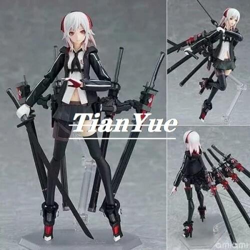 Anime Heavily Armed High School Figma 422 SHI Girls Movable Model Boxed Figure 17cm