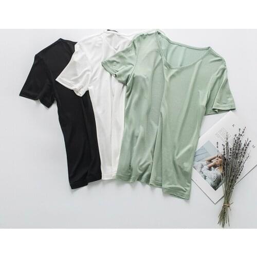 100% Silk Camisole Export Mulberry Silk Knitted Silk Condole Belt Skirt Pure Render Unlined Upper Garment Hem Water Ripper