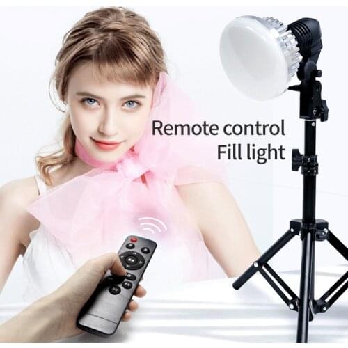 Photography 85W Dimmable LED lamp bulb Fill Light with holder and 160cm Light Tripod Stand For Photo Studio Portrait Phone