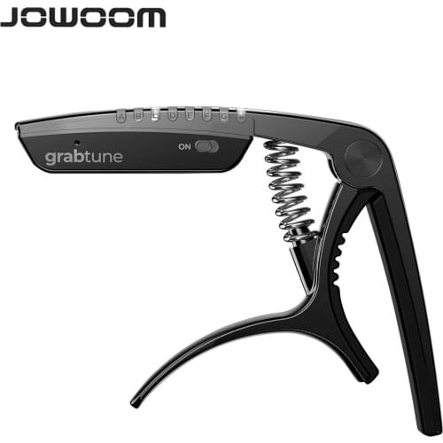 Guitar Capo JOWOOM GRABTUNE GT-100 2-in-1 Multi-functional Capo Tuner Zinc Alloy Built-in Rechargeable Battery RGB LED Indicator