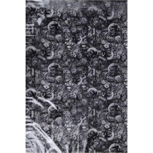 Hot Hydrographic Film - Water Transfer Printing - Hydro Dipping - Rolling Bones - 1 Meter