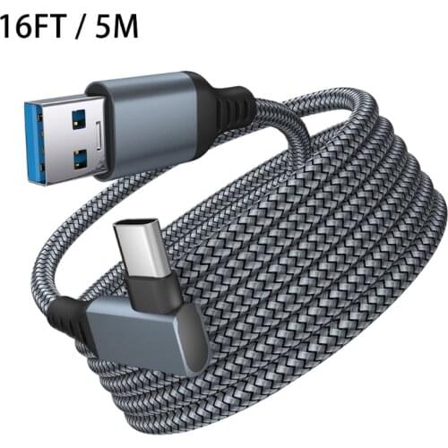 40GD for oculus Quest 2 Type- C Link USB- C Steam VR Data Cable 5m/16ft Transfer Link Cable Fast Charging