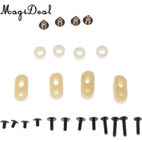 MagiDeal New Arrival 1 Pack Ice Hockey Visor Kits Helmet Accessories Screws Washers Nuts Hardware Replacement Sport Safety Acce