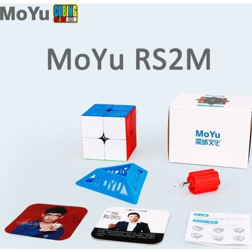Moyu RS2M 2020 Magic Cube Magnetic Moyu RS2 M 2x2x2 Cubo Magico CubingClassroom Professional Puzzle Cubes Toys for Children Gift