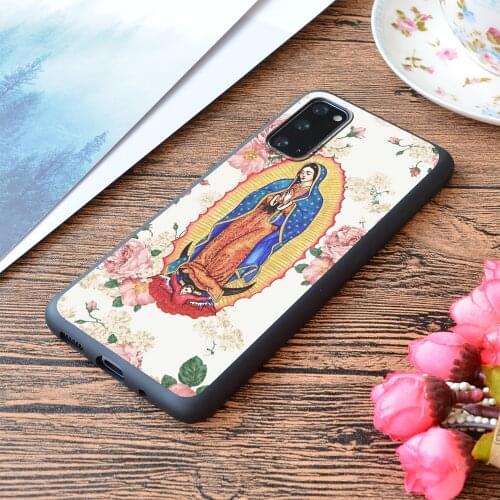 For Samsung Galaxy Virgin of Guadalupe Print Soft Matt Phone Case
