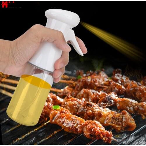 Plastic Baking Vinegar Mist Sprayer Kitchen Tools Oil Spray Bottle For Home Cooking BBQ Grilling 210ml