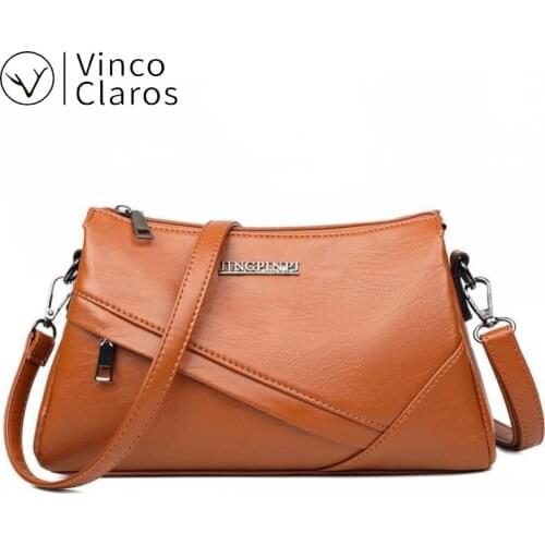 Casual PU leather Shoulder Bags high quality purses and handbags Multiple pockets crossbody bags for women sac bolso mujer Flap