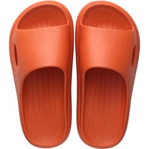 2021Summer Women Thick Platform Slippers Beach Eva Soft Sole Slide Sandals Couple Indoor Bathroom Anti-slip Shoes