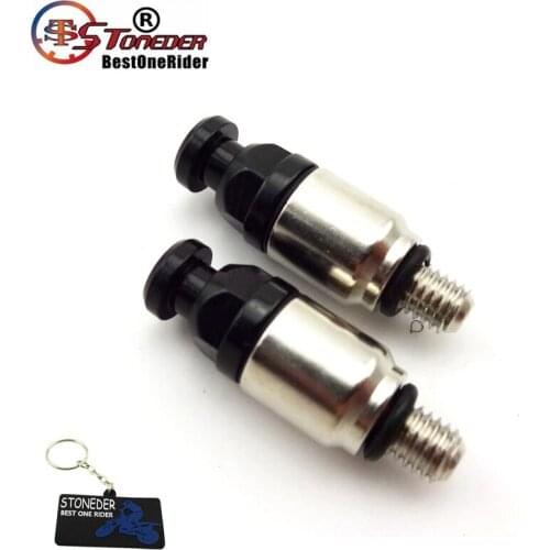 STONEDER Front Fork 5x0.8mm Air Bleeder Valves For DRZ 250 400E 400SM RM 80 85 100 125 250 RMX 250 450Z RMZ 250 450 Dirt Bike