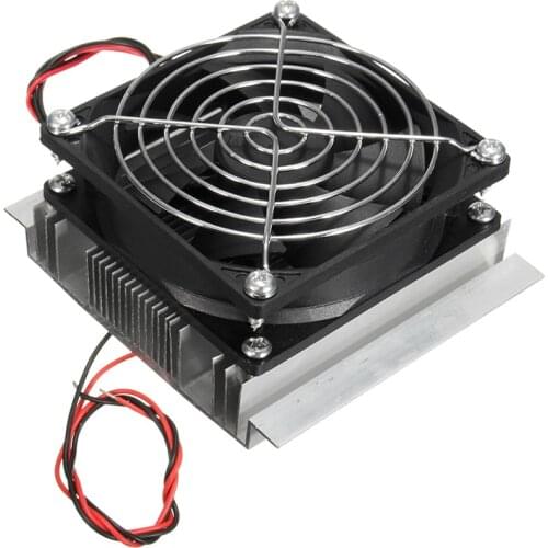 Thermoelectric Peltier Cooler Refrigeration DC 12V Semiconductor Air Conditioner Cooling System DIY Kit