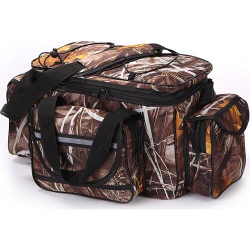 Waterproof Fishing Bag Oxford Large Capacity Multi-Purpose Fishing Tackle Bag Outdoor Shoulder Bags 50*30*25cm Fishing acce