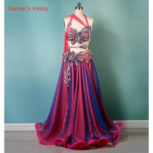 Belly Dance Performance Suit for Women Oriental Dance Skirt Customize Adult Children Belly Dancing Professional Competition Set