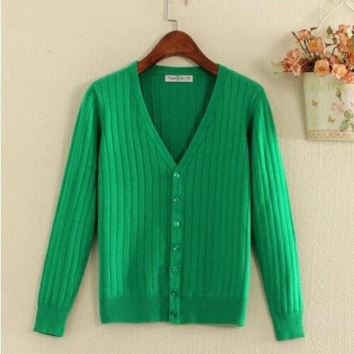 Sweater Women 2019 New Plus Size Cardigan Female Knitted Sweater Long Sleeve Crochet Casual V-Neck Cardigans Woman Tops 4XL