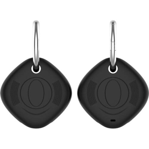 1pc Soft Silicone Case For Samsung Galaxy SmartTag Locator Protective Solid Color Case Accessories With Hook