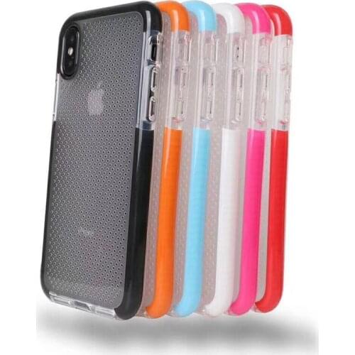 100Pcs Carbon Fiber Texture Non-slippery TPU Soft Touch Cases Cover for iPhone 6 6s 7 8 X XS XR Max Case for Samsung S7 Note 9