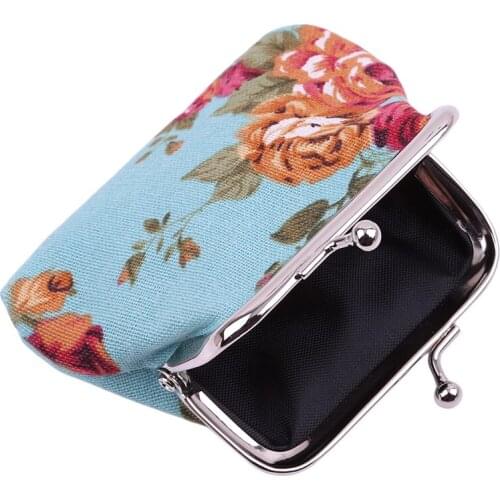 2020 New Women Retro Small Wallet Lady Vintage Flower Clutch Bag Good Gift Floral PU Coin Purse Storage Gift Wallets