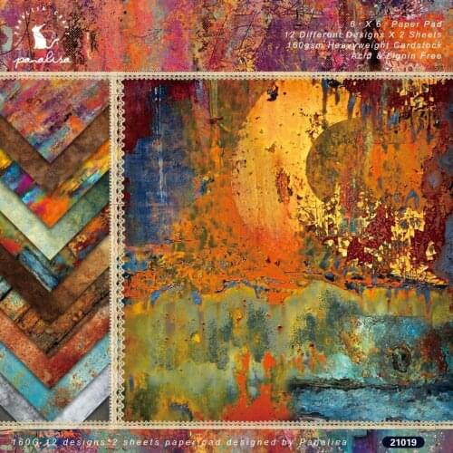 24Pcs/Lot Flame Forest Retro Material Papers DIY Scrapbooking Album Diary Gift Decorative Paper Scrapbooking Paper