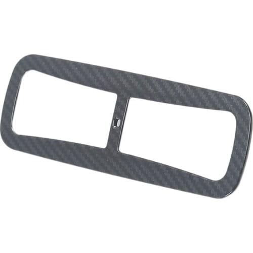 For Honda CR-V CRV 2017-2021 Carbon Fiber Rear Reading Light Lamp Cover Trim Decoration Frame Inner Car Styling