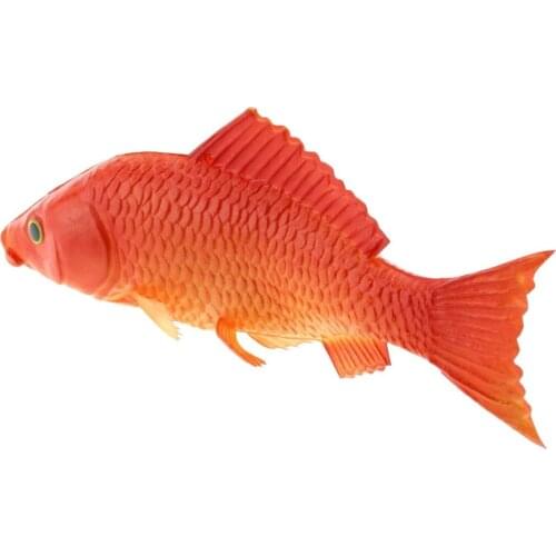 Gresorth 9.2 inch Fake Red Carp Artificial Fish Decoration for Home Party Christmas Halloween Display