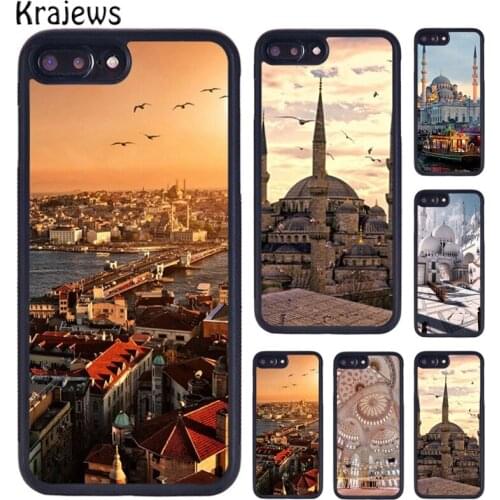 Krajews Turkey Istanbul City Beautiful Phone Case For iPhone 5 5s 6S 7 8 Plus 11 12 Pro X XR XS Max Samsung Galaxy S7 S8 S9 S10