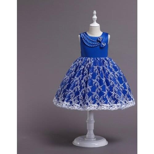 Summer new girls' Dress Girls' wedding dress stage performance Dress Girls' soft dress Princess Dress Baby Dress